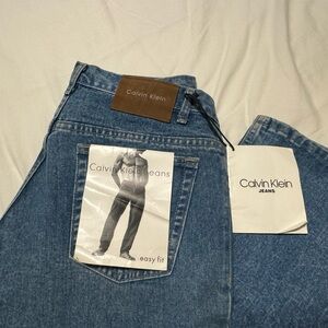 Dead stock Vintage Men’s Calvin Klein light wash Jeans 36x34 New with tags